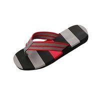 Generisch Slipper Uomo Flip Flop, Pantofole da Uomo Ciabatte da Bagno Slider Antiscivolo Scarpe da Spiaggia Chic Sandali Quick Dry Sandali All'aperto Pantofole Leggeri Scarpe da Bagno Holiday, grigio