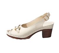 Generisch Slippers For The Beach, Pantofole da donna estive con fibbie, suola in gomma con ammortizzazione, sandali casual ortopedici resistenti all'abrasione, sandali da spiaggia belli con tacco