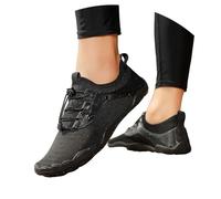 Generisch Sneaker da donna 2026 scarpe da acqua leggere per attività all'aperto come nuoto, escursionismo, yoga, passeggiate in spiaggia e altri sport, Nero , 36 EU