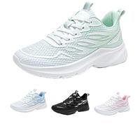 Generisch Sneaker da donna con buona ammortizzazione, scarpe da tennis, fitness, jogging, leggere, traspiranti, per il tempo libero, scarpe da corsa su strada, scarpe da allenamento, verde, 40 EU