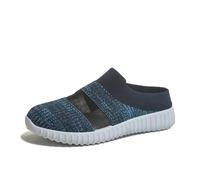 Generisch Sneaker da donna con tomaia in maglia mélange e suola leggera, traspirante per il tempo libero con effetto slip-on | comoda scarpa quotidiana per la città e il tempo libero, Stile U02 Blu