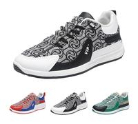 Generisch Sneaker da donna e da uomo, scarpe da corsa con buona ammortizzazione, per tennis, fitness, jogging, leggere, traspiranti, per il tempo libero, per la corsa su strada, grigio., 43 EU