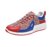 Generisch Sneaker da donna e da uomo, scarpe da corsa con buona ammortizzazione, per tennis, fitness, jogging, leggere, traspiranti, per il tempo libero, per la corsa su strada, Colore: rosso, 43 EU