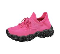 Generisch Sneaker da donna, estive, leggere, per il tempo libero, sportive, traspiranti, con plateau e plateau, per escursioni, per attività all'aria aperta, per passeggiate, comode, da jogging