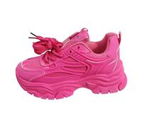 Generisch Sneaker da donna Flying Weaving, sneakers da donna, alla moda autunnale e invernale, a testa tonda, con lacci, scarpe per il tempo libero, con suola spessa, RD2, 38 EU Larga