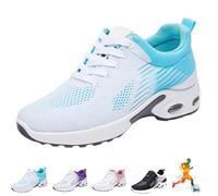 Generisch Sneaker da donna ortopediche, scarpe da corsa, traspiranti, da jogging, leggere, per il tempo libero, Blu, 42 EU