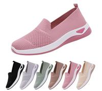 Generisch Sneaker da donna senza lacci, scarpe per il tempo libero, leggere, da ginnastica, da tennis, fitness, jogging, traspiranti, scarpe sportive ortopediche, comode per attività all'aperto
