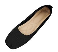 Generisch Sneaker da donna versatili scarpe da donna estive casual, comode, versatili, primaverili ed estive, traspiranti, uno sgabello per piedi, suola morbida, Nero , 39 EU