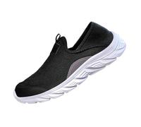 Generisch Sneaker da uomo, estive, traspiranti, comode, da corsa, da tennis, fitness, jogging, per il tempo libero, per la corsa su strada, antiscivolo, bianco, 41 EU