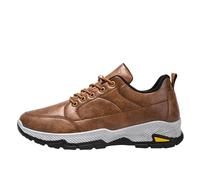 Generisch Sneaker da uomo in pelle, scarpe sportive con lacci, scarpe da ginnastica ortopediche, scarpe da jogging, impermeabili, leggere, da allenamento, robuste, antiscivolo, per il tempo libero