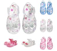 Generisch Sneaker estive per bambine, Jell-O, con suola morbida, con fascia per la testa, flessibile, antiscivolo, leggera, confortevole, per tutti i giorni, tempo libero, attività all'aperto, bianco