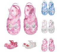 Generisch Sneaker estive per bambine, Jell-O, con suola morbida, con fascia per la testa, flessibile, antiscivolo, leggera, confortevole, per tutti i giorni, tempo libero, attività all'aperto, Rosa 2