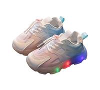 Generisch Sneaker per bambini alla moda per ragazze con sfumatura dinamica di illuminazione innovativa per giorni attivi, bianco, 26 EU