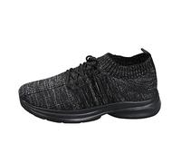 Generisch Sneakers da uomo e da donna, per il tempo libero, scarpe sportive in rete, scarpe da corsa da donna, Nero , 38 EU