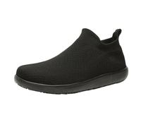 Generisch Sneakers da uomo senza lacci, scarpe da ginnastica da uomo, sport da corsa, scarpe da camminata, comode in tinta unita, per il tempo libero, in rete, traspiranti, per la primavera ed