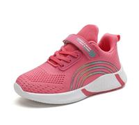 Generisch Sneakers eleganti da ragazza con rete traspirante per una vestibilità ottimale, libertà di movimento nella vita di tutti i giorni, rosa intenso, 32 EU