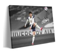 Generisch Son Heung-min Poster Murale Scrolls su tela, decorazione da parete, 20 x 30 pollici (50 x 75 cm)