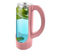 Generisch Soporte para Latas De Refresco Con ASA | Agarre para Latas De Refresco Bebidas Energéticas | Gadget Cocina Portátil Bar, Reuniones, Picnics, interni, campeggio, esterni, Hogar Y Viajes, rosa