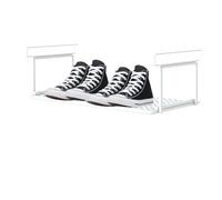 Generisch Sotto lo storage Basket - Organizer in metallo | Regolabile sotto scaffale per armadietti | Mensole da appendere per scarpe da cucina, dispensa, bagno, ufficio e armadio