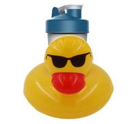 Generisch Sottobicchiere galleggiante per bottiglie | Supporto gonfiabile per bicchieri da birra a forma di gialla | Sottobicchiere gonfiabile riutilizzabile per feste estive in piscina