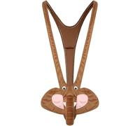 Generisch Sous-vêtements Sexy Pour Hommes String Cadeau Visage d'Eléphant String Cadeau, b, Taglia unica