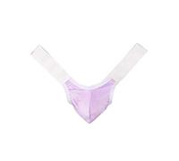 Generisch Spazzolato Forcella Mutande Slip Sport Uomini Stretch Light High Mode Casual Intimo, Lilla, XL