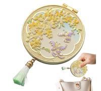 Generisch Specchio compatto, accessorio portatile pieghevole e portatile, per viaggi, uomini, donne, adulti, bambini, casa, interni, esterni, viaggi e