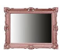 Generisch Specchio da parete in stile barocco, 90 x 70 cm, anticato, barocco, rococò, shabby chic, rinascimentale, jugendstil, stile retrò, con decorazioni ornamentali, lussuoso e magnifico (rame