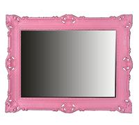 Generisch SPECCHIO DA PARETE SPECCHIO BAROCCO Specchio 90 x 70 cm ANTICO BAROCCO Rococò Shabby CHIC Rinascimento ART NOUVEAU Design Retrò CON Ornamenti LUSSUOSO MAGNIFICO (ROSA) 58SP
