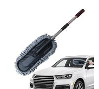 Generisch Spolverino per auto, multifunzione telescopico, spazzola per lavaggio auto, spazzola morbida, per auto, garage, camion, SUV, per interni, motociclette
