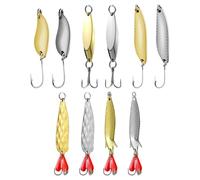 Generisch Spoon Spoon - Esca artificiale con gancio, cucchiaio da jigging - per River Servoir Pond Shore Sea Surf Lake Outdoor