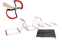 Generisch Sport Agility Scalette - Speed Training - Set Agility Training con borsa per il trasporto | Punto di allenamento Multi-Purple-Quickness per calcio, basket, tennis