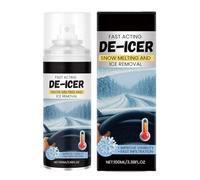 Generisch Spray antigelo per auto, 100 ml, soluzione a lunga durata per sciogliere la neve, per veicoli, per il gelo delle finestre in inverno, anche per frigorifero, congelatore, esterno