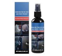 Generisch Spray antigelo per parabrezza, 100 ml, multiuso, a lunga durata, liquido per scioglimento della neve, per veicoli invernali, camion, camper, SUV, vetri