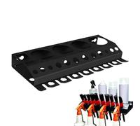 Generisch Spray Bottle Storage Rack, Wall Mount Bottle Holder, Cleaning Tools Hanger, Space-Saving Organizer, Easy Installation for Garage, Car Beauty Shop, Wash Accessories Display