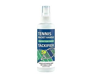 Generisch Spray per impugnatura della racchetta da badminton, massima , flacone da 100 ml con testina spray, principio attivo senza residui, asciugatura ultra rapida, per atleti di tennis e