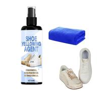 Generisch Spray per la rimozione dell'ingiallimento delle scarpe, 100 ml, per il restauro e l'effetto duraturo, per le suole ingiallite, per donne, uomini, studenti, anziani, casalinga, casa