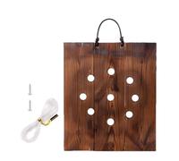 Generisch Staghorn - Kit di montaggio a distanza - Supporto verticale per piante corna - Vaso per piante in legno per giardino d'inverno, scale, terrazza, soggiorno, posto di lavoro, ingresso