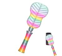 Generisch Stampa 3D telescopica, con scomparti per foglie di banana, per cosplay, eventi, travestimenti, vacanze, vita quotidiana, viaggi, shopping, attività all'aperto, Colore caramelle, Siehe