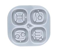 Generisch Stampi in silicone silicone - 12 asterischi epossidici gioielli fiume | astrologia - oroscopo costellazione resina epossidica colata