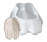 Generisch Stampo in silicone, stampo in silicone per palmo della mano, creativo, antiaderente, strumento artigianale per feste, arte, festival, fai da te, matrimonio, casa, lezione