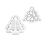 Generisch Stampo per candele a forma di albero di Natale, riutilizzabile | Candele profumate per le festività