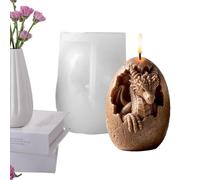 Generisch Stampo per candele, realizzato a mano in argilla, in silicone, per sapone, cioccolato, vacanze, compleanni, feste, ufficio, casa, stanza, scrivania, scuola