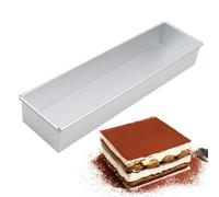 Generisch Stampo rettangolare per torte, 40 x 10 x 6 cm, antiaderente