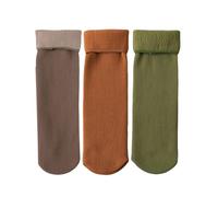 Generisch Statement Collant Slim Thermal Socks Fleece Cozy Socks For Women Selected Velvet Calze senza cuciture, e, Taglia unica