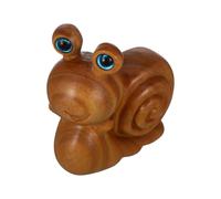 Generisch Statua a forma di lumaca, decorazione in legno, per esterni, giardino, soggiorno, piantatrice, tavolo, paesaggio, ufficio, camera da, compleanno