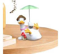 Generisch Statua di anatre, statuetta decorativa da giardino, statuetta decorativa in resina, per sentieri da giardino, balcone, terrazza, prato, cortile