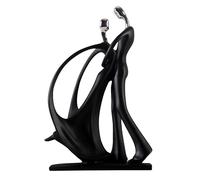 Generisch Statua di coppia danza, statuetta di coppia, in resina, statuetta | Romantiche figure da ballo, scultura degli amanti dipinta a mano per la decorazione della camera da letto e del
