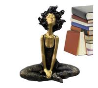 Generisch Statue da ragazza in resina, decorazione per la casa | Statuetta artistica moderna per camera da letto, soggiorno, armadio, interni, studio, regalo per feste,