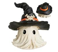 Generisch Statuetta di Halloween Ghost - Statua decorativa spaventosa per Haunted House - Decorazione da tavolo o - Terribile accessorio e collezione - Interni della stagione